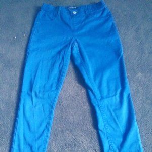Blue jeggings